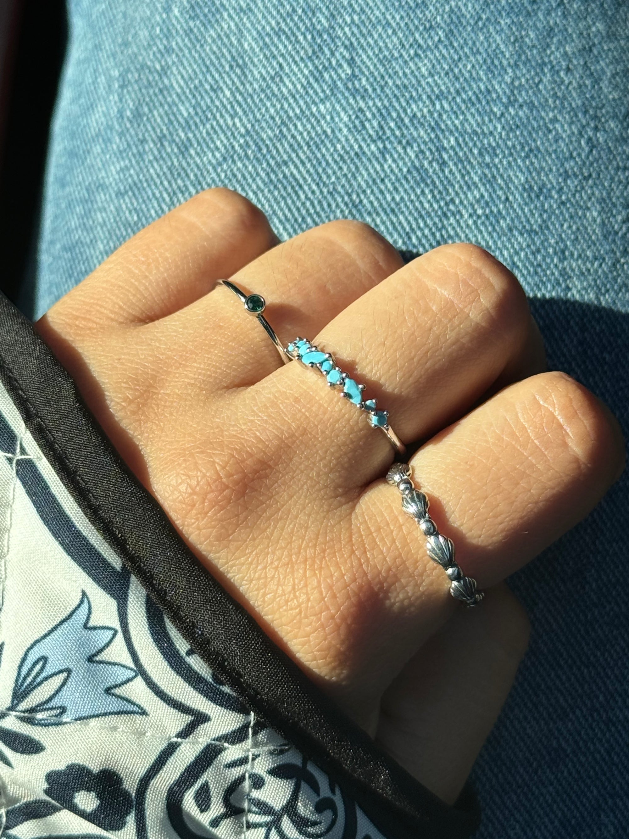 Anillos Dainty Colors