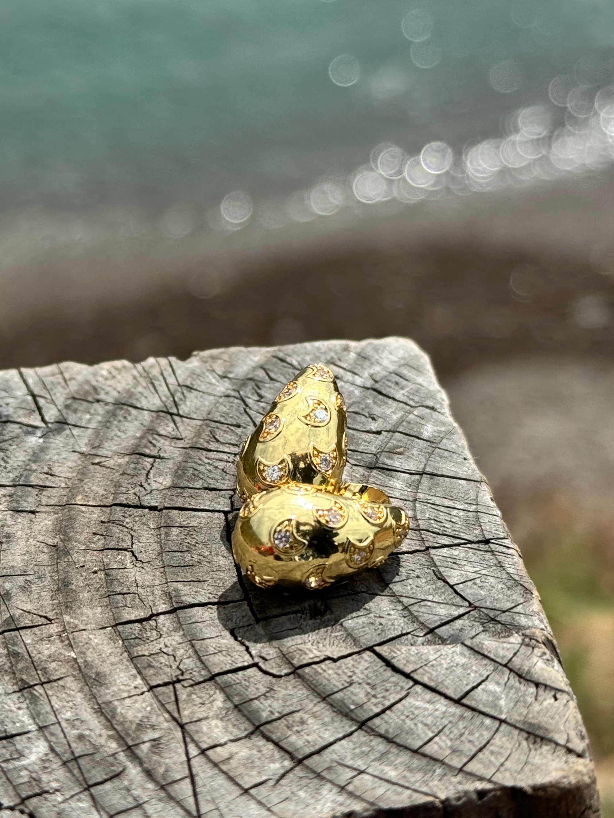 Aretes Drop Mini Moon