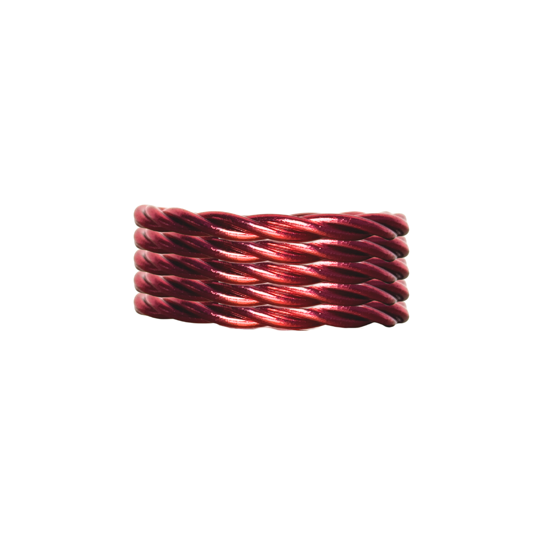 Twist Buddha Dark Red