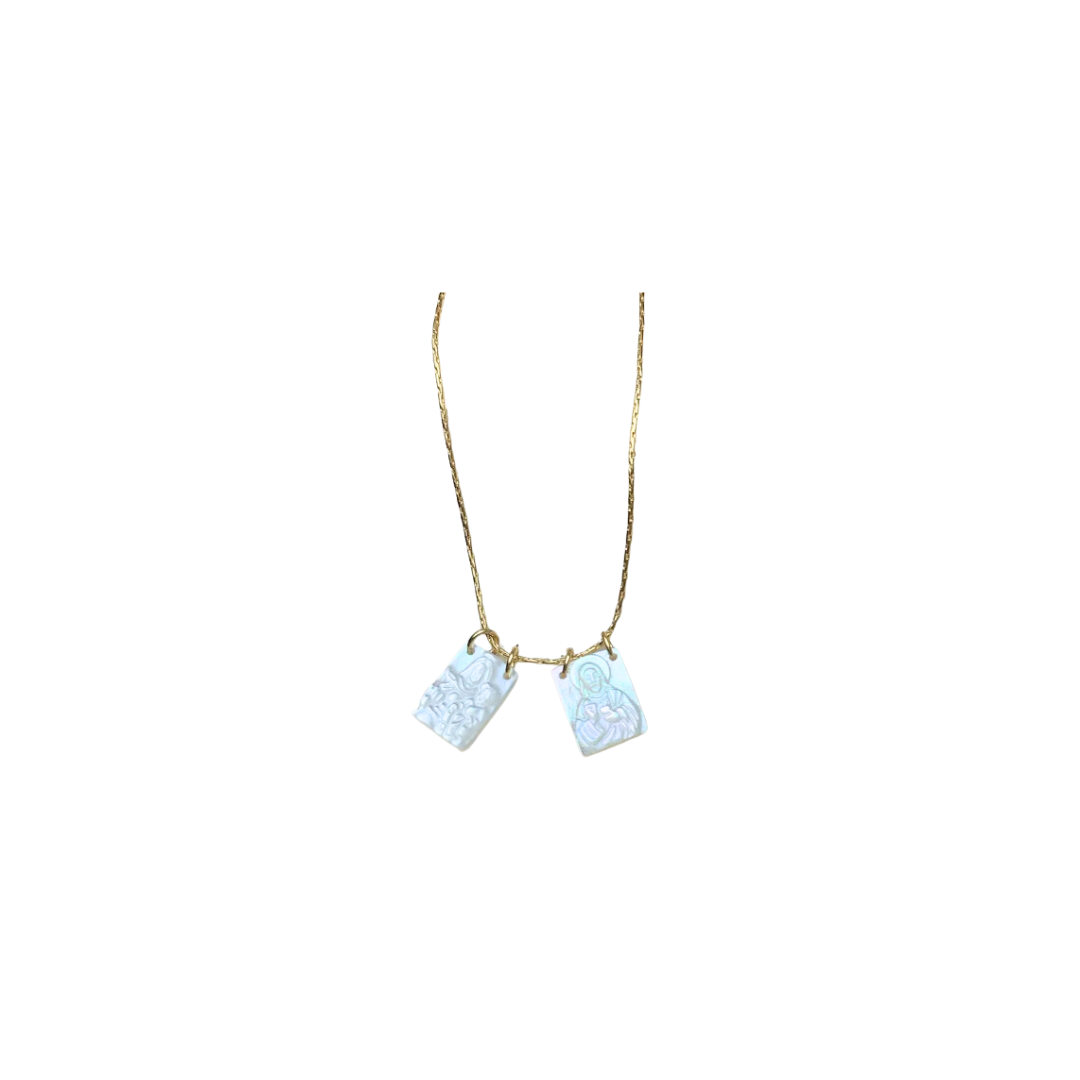 Collar Doble Madre Perla