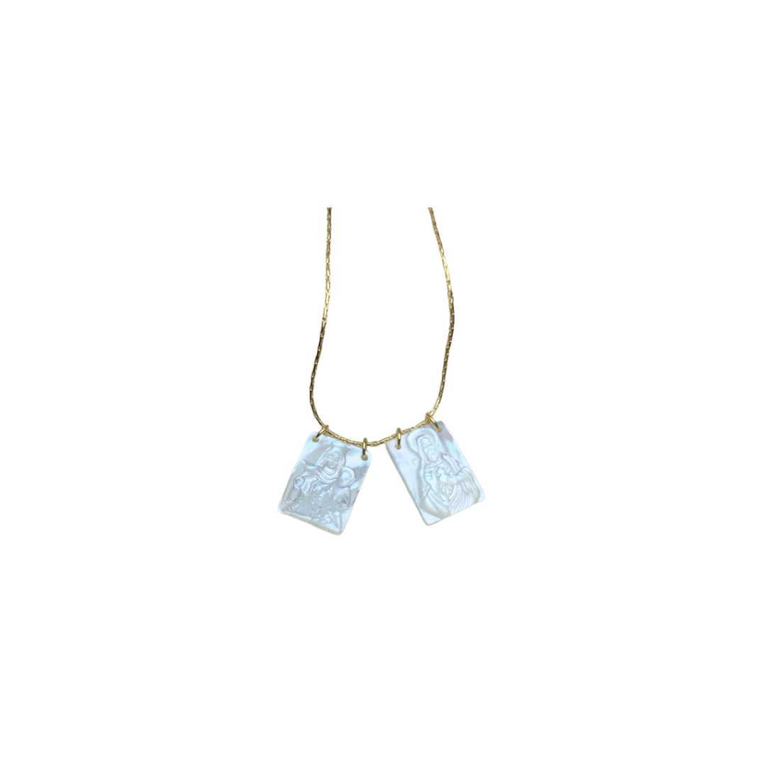 Collar Doble Madre Perla