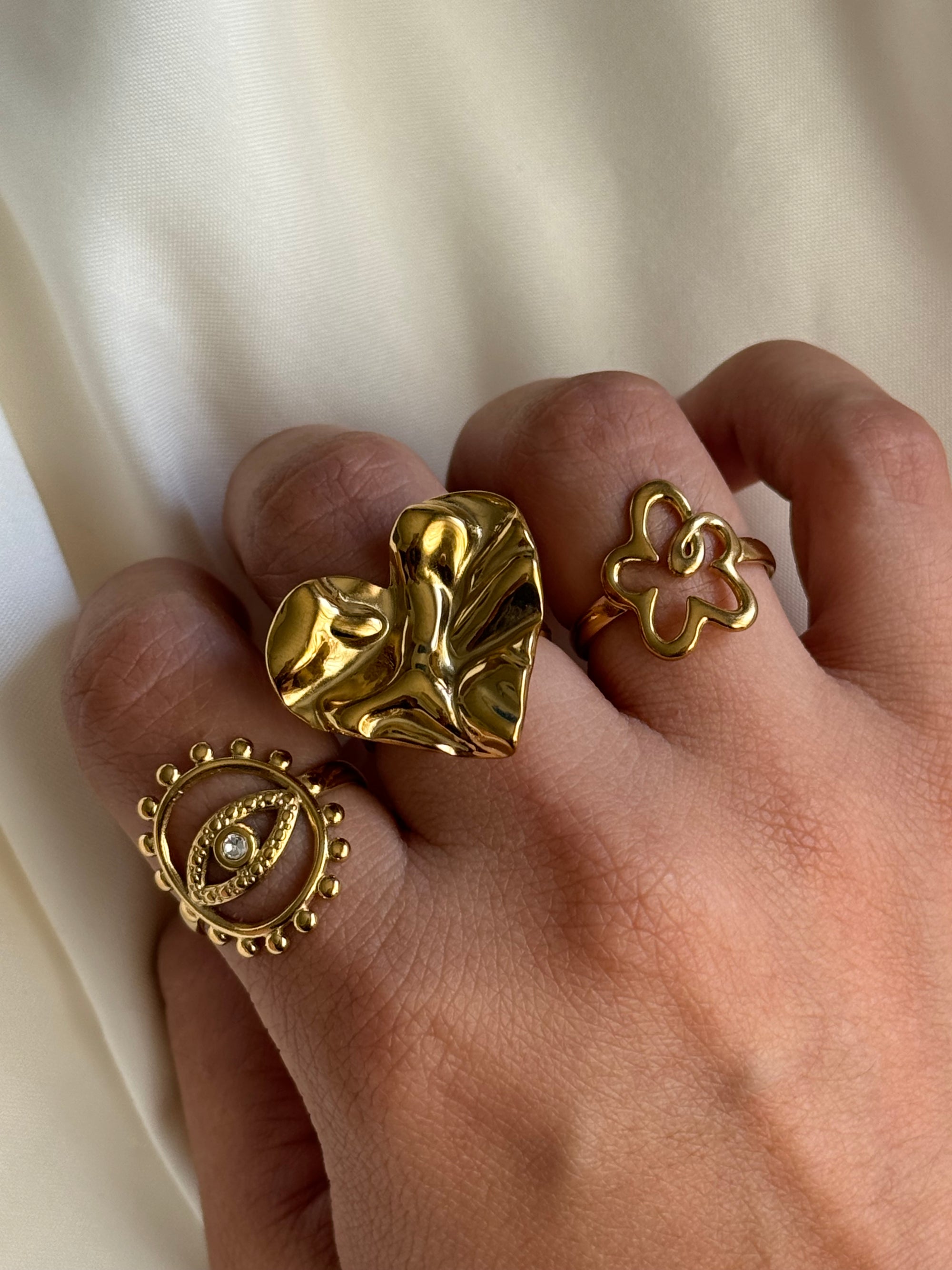 Anillo Draw Flower