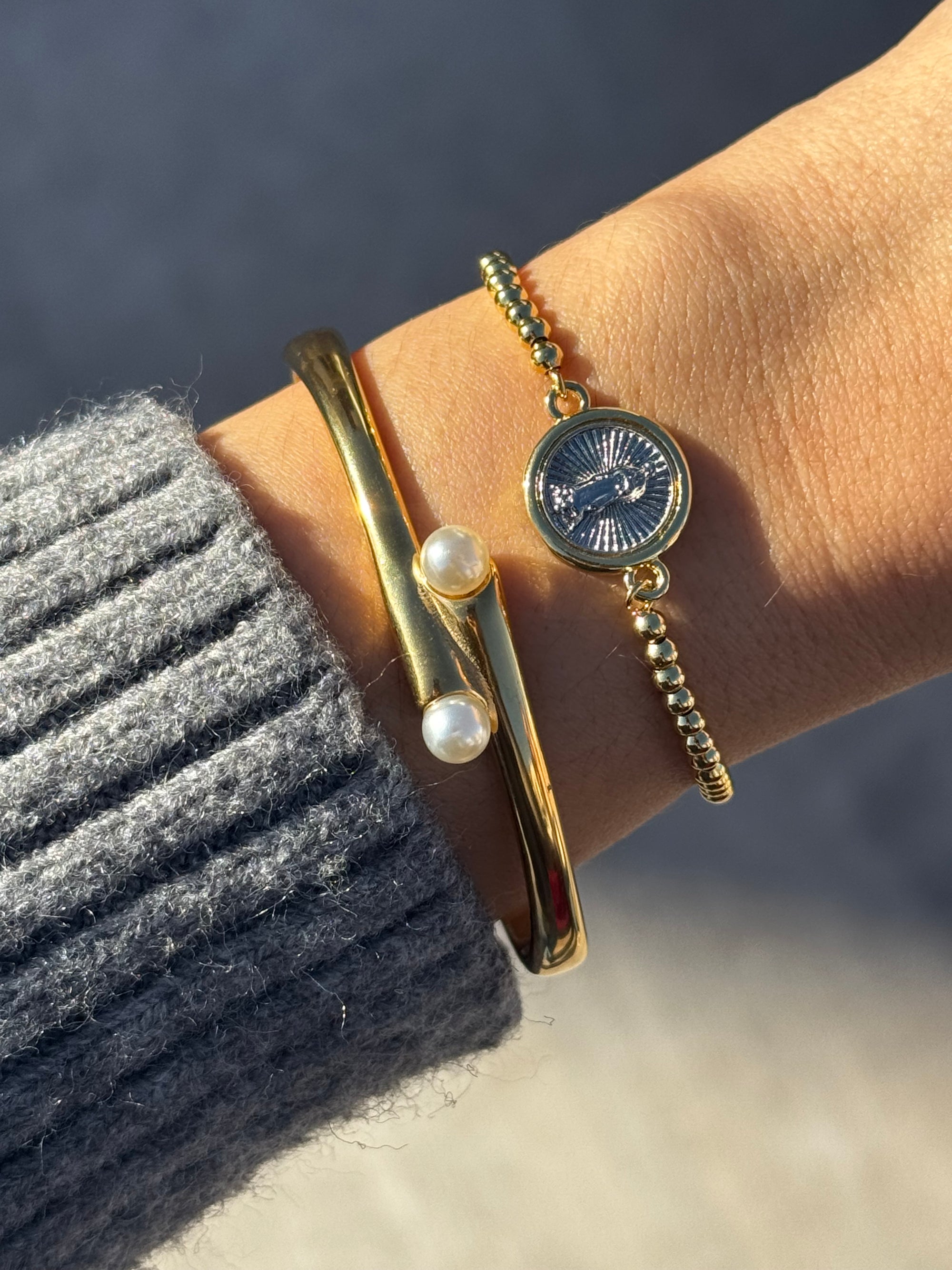 Pulsera Virgen Ajustable