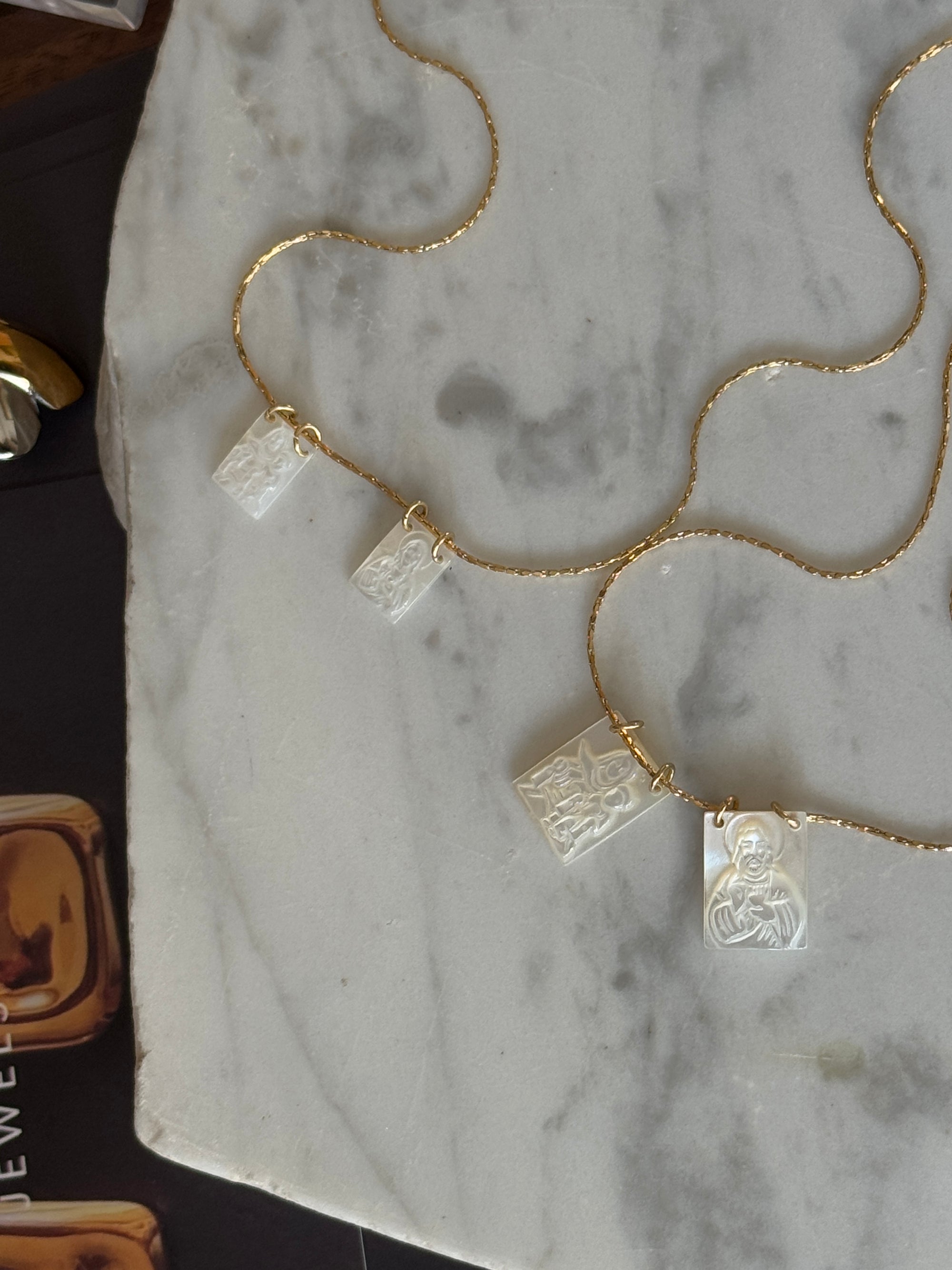 Collar Doble Madre Perla