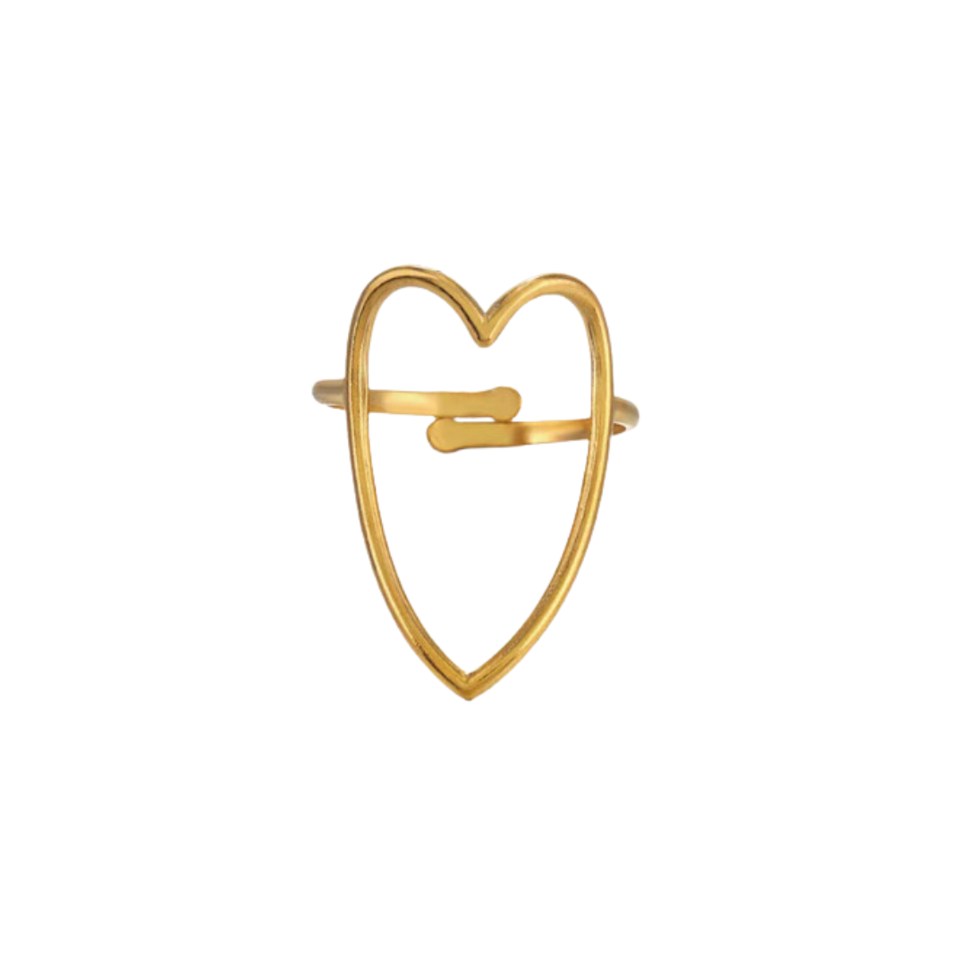 Anillo Heart Frame