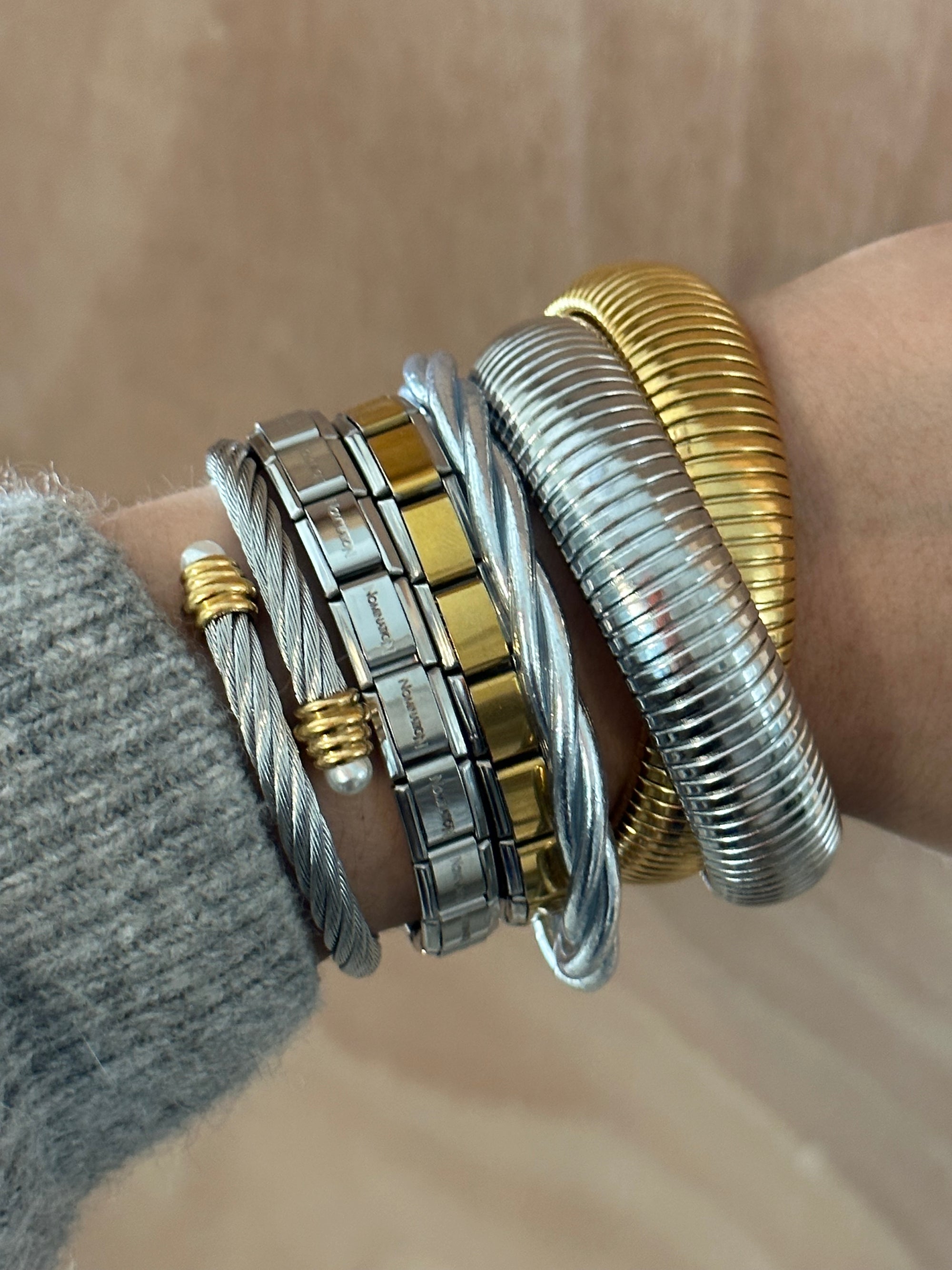 Pulsera Wire Small Pearl