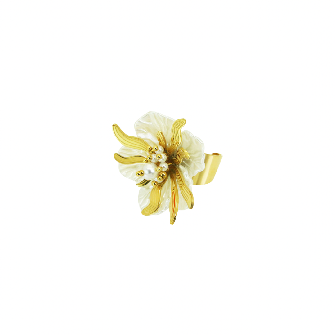 Anillo White Flower