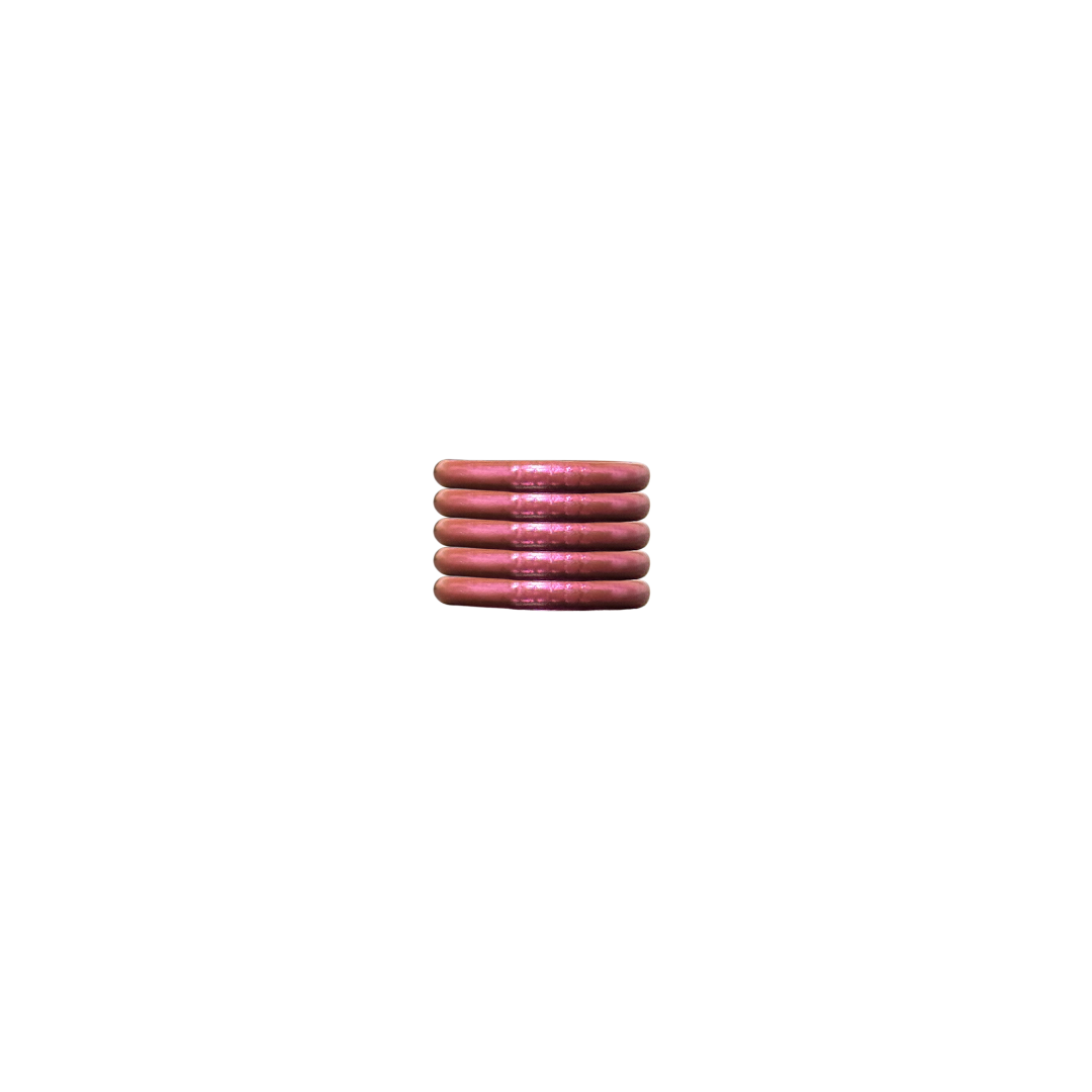 Anillos Buddha Black Fuchsia
