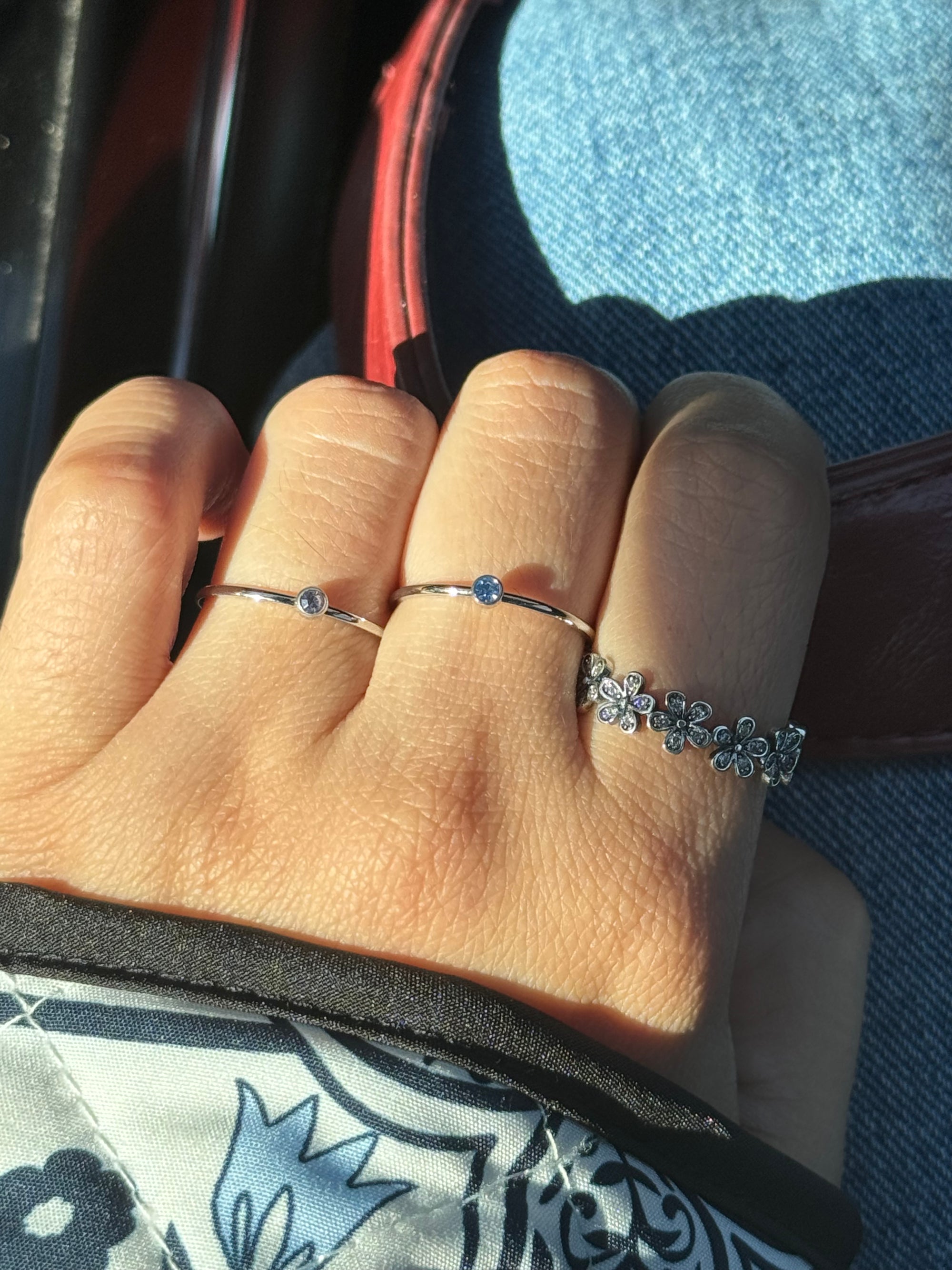 Anillos Dainty Colors