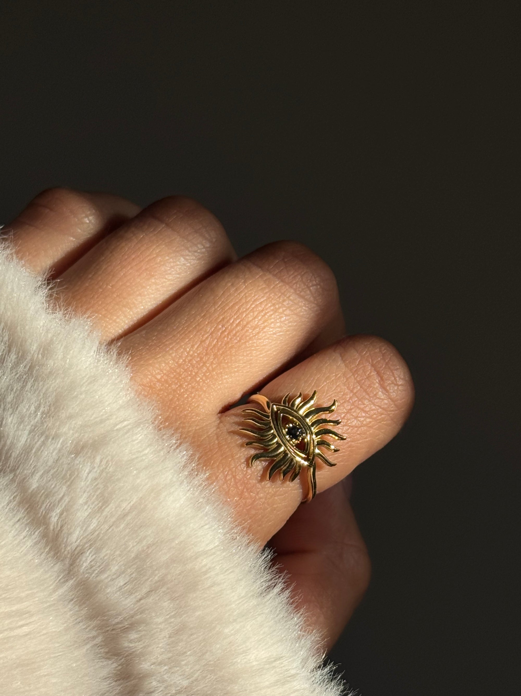 Anillo Evil Eye Ajustable