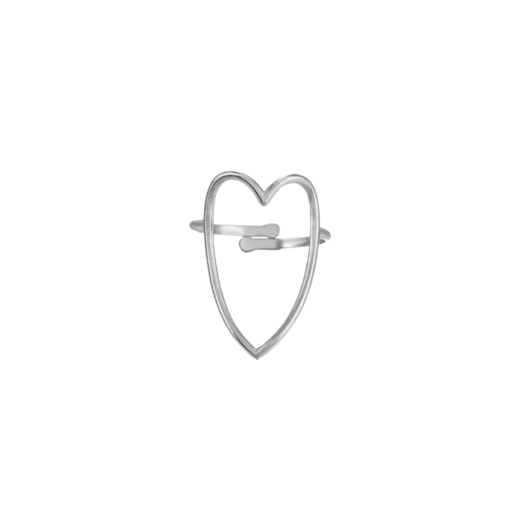 Anillo Heart Frame