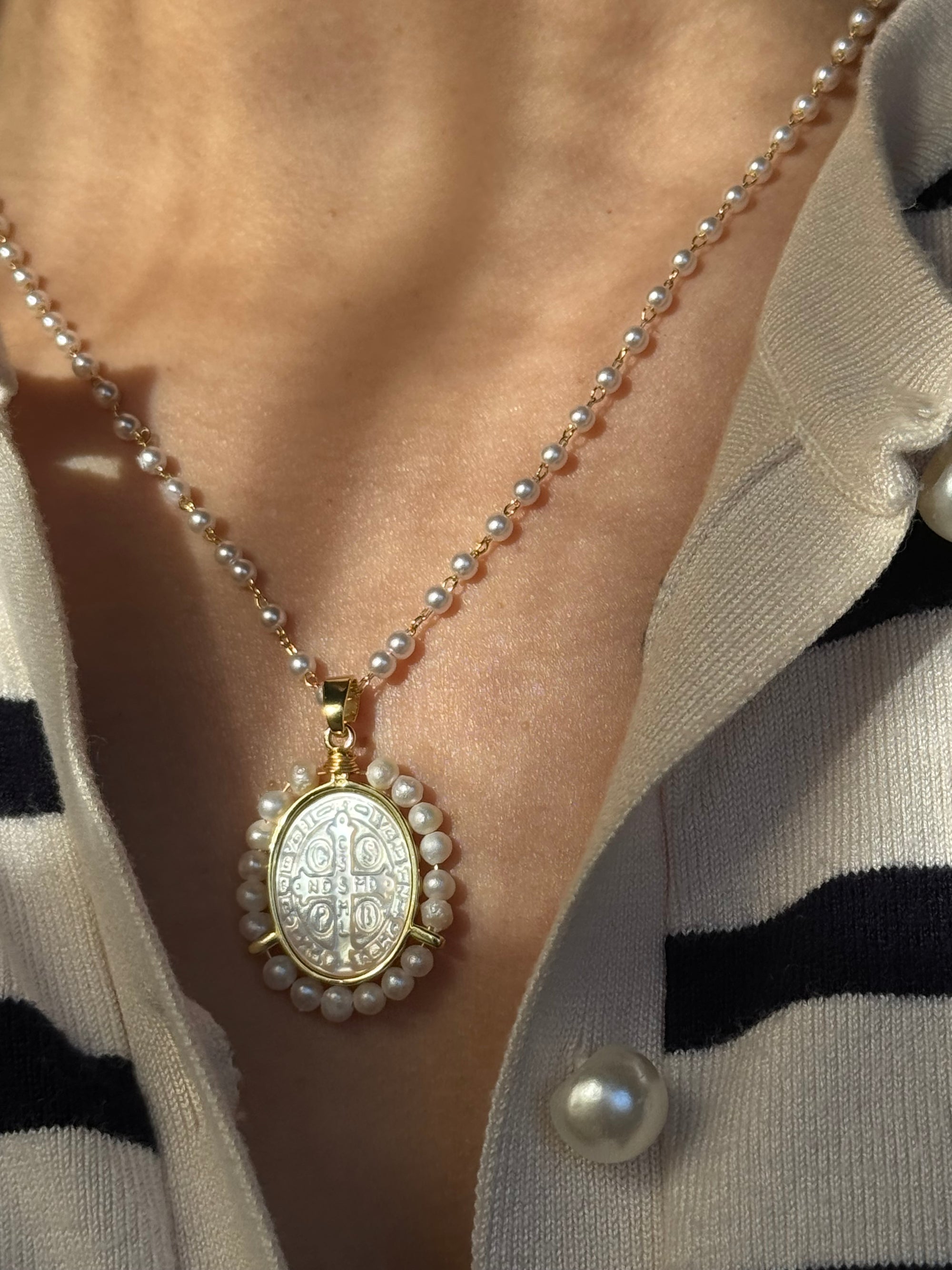 Collar Perla San Benito