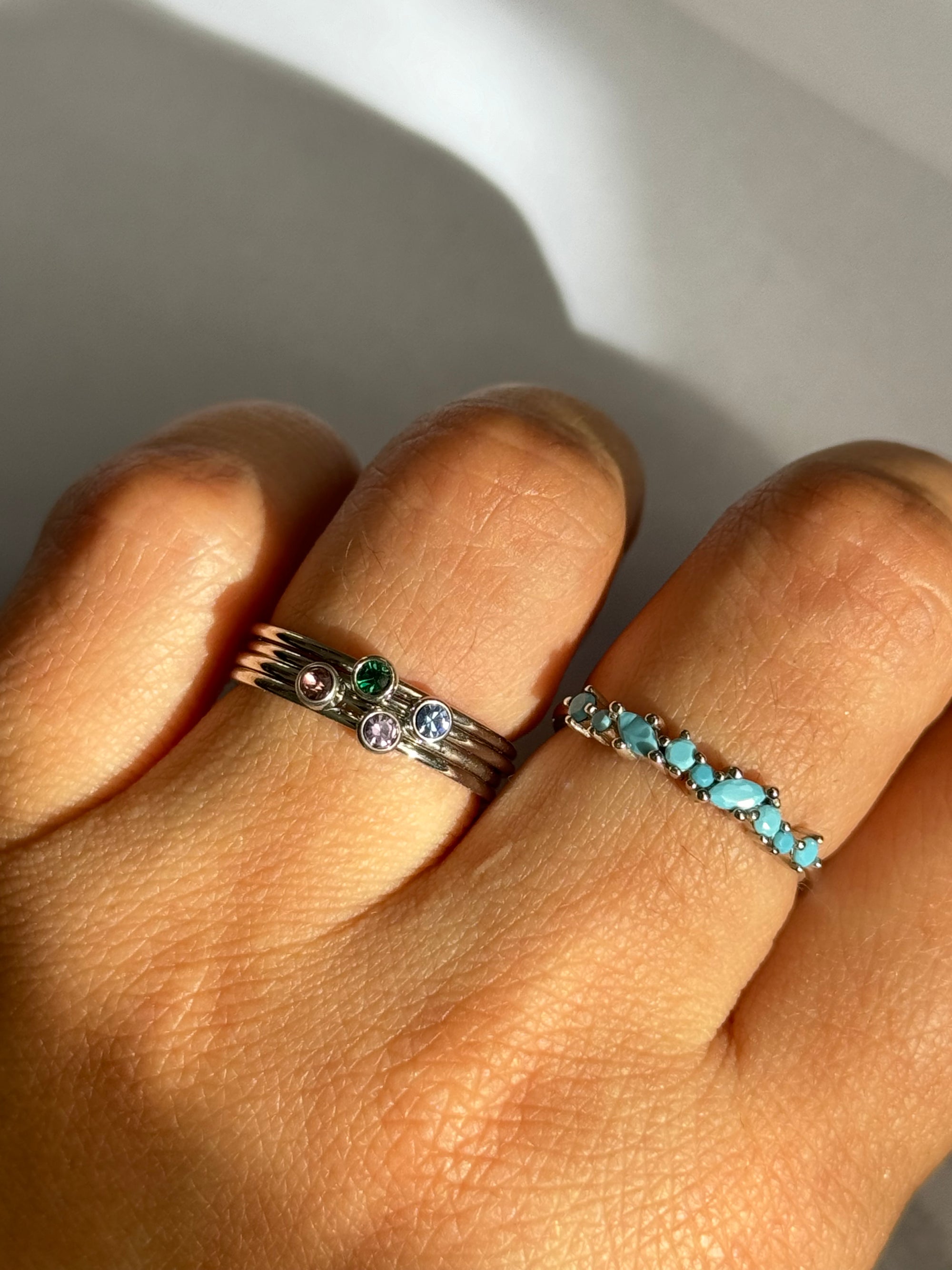 Anillos Dainty Colors