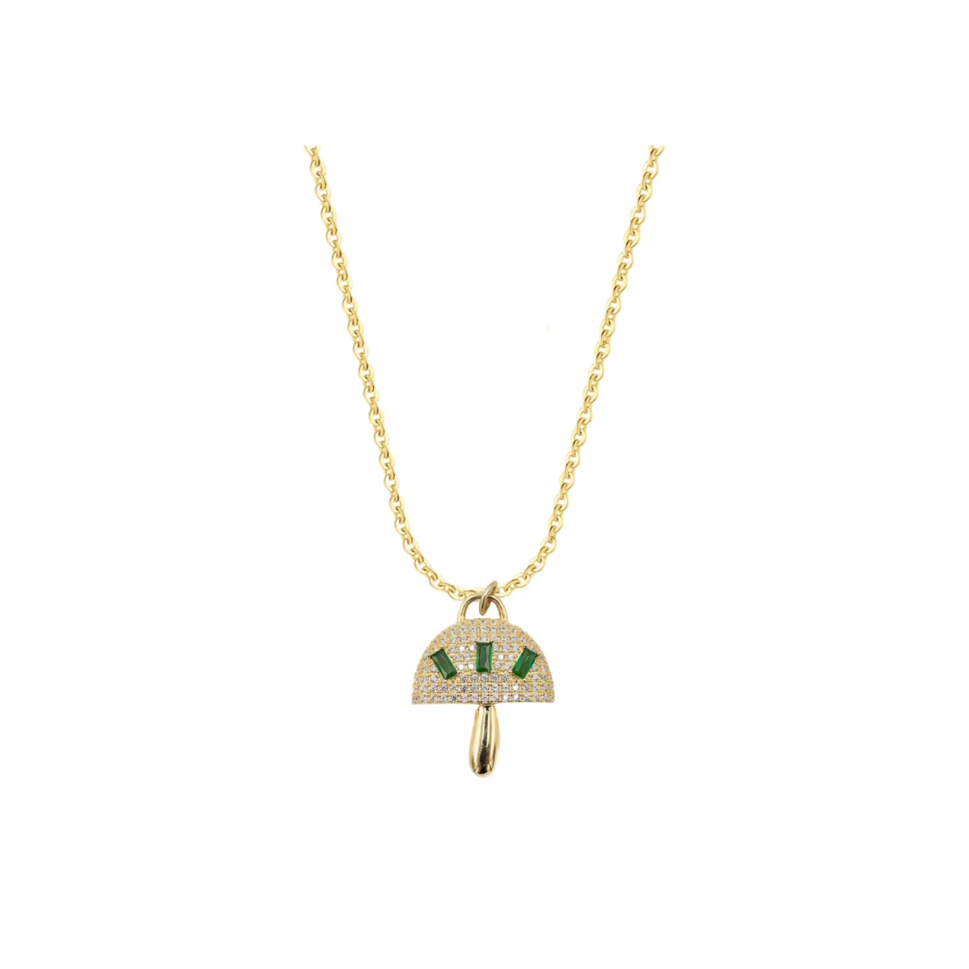 Collar Mushroom Emerald