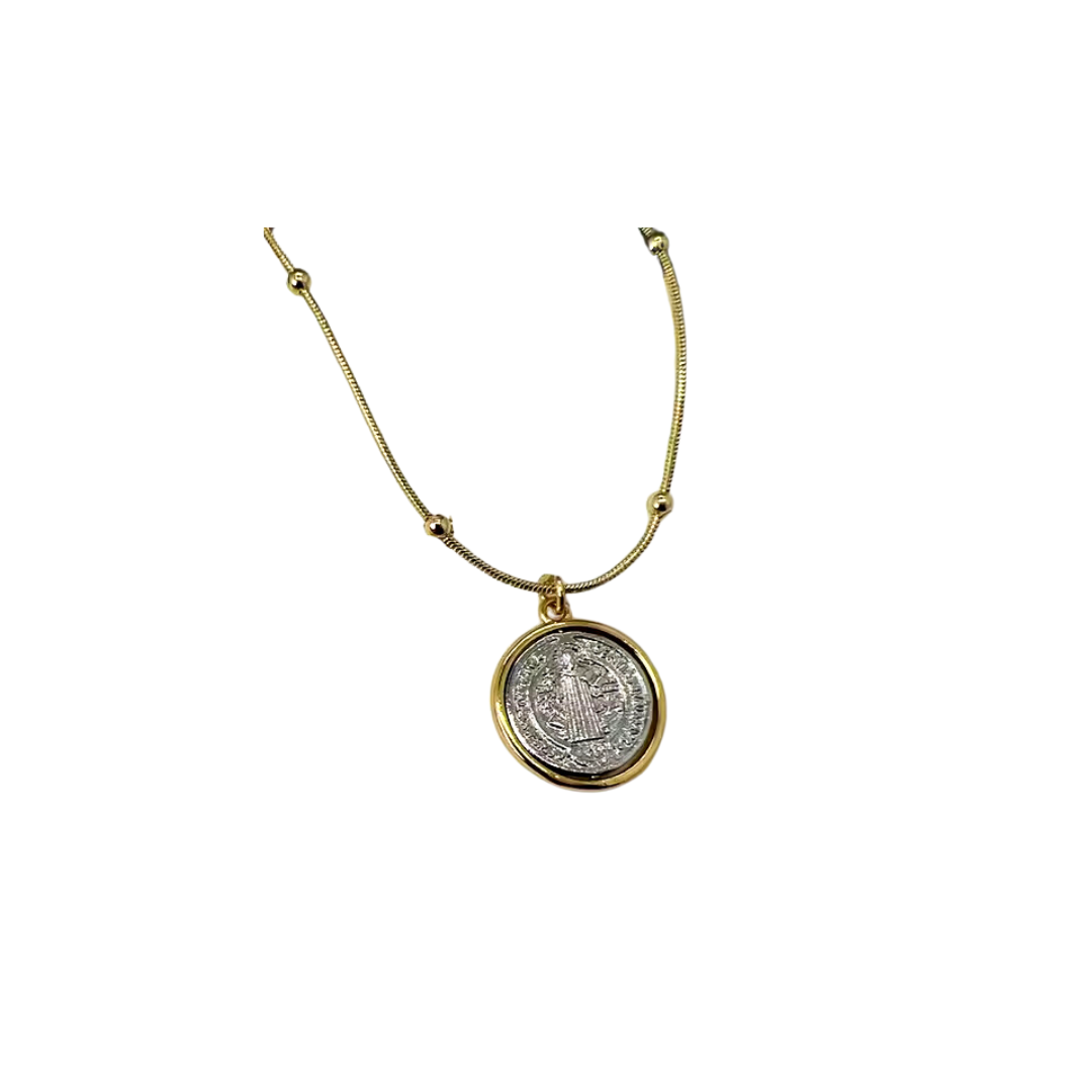 Collar San Benito Silver Doble