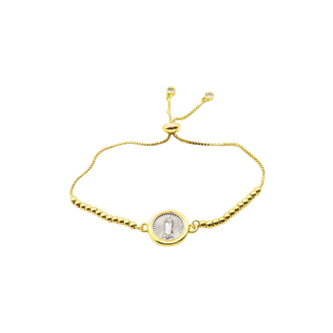 Pulsera Virgen Ajustable
