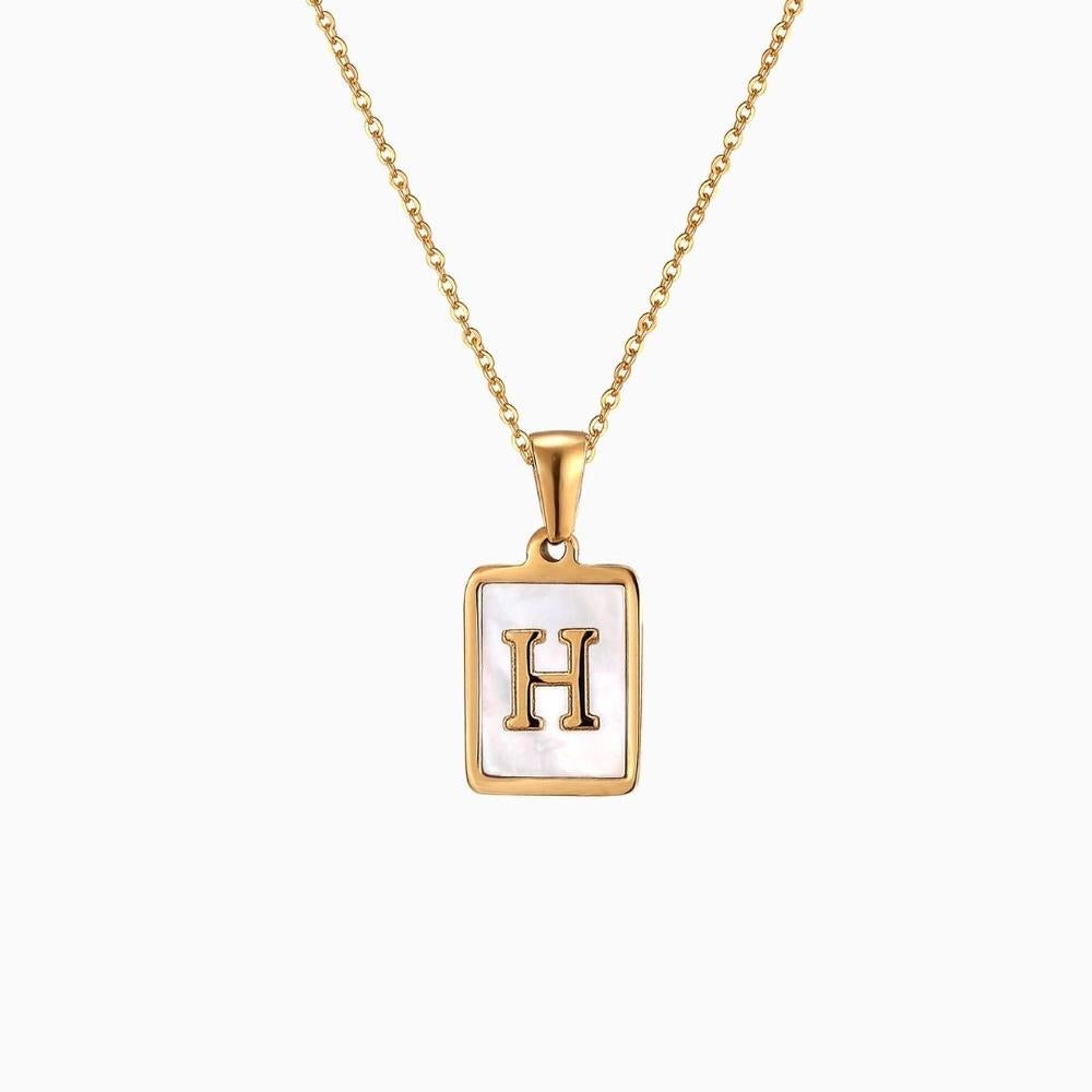 Collar Inicial Madre Perla