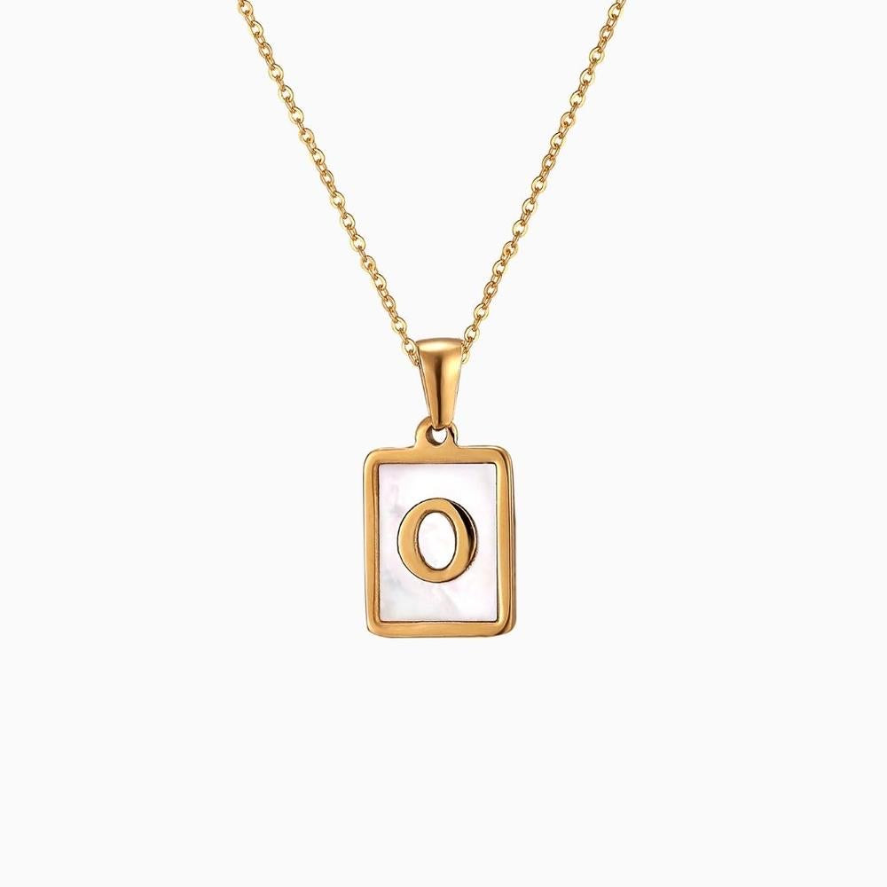 Collar Inicial Madre Perla