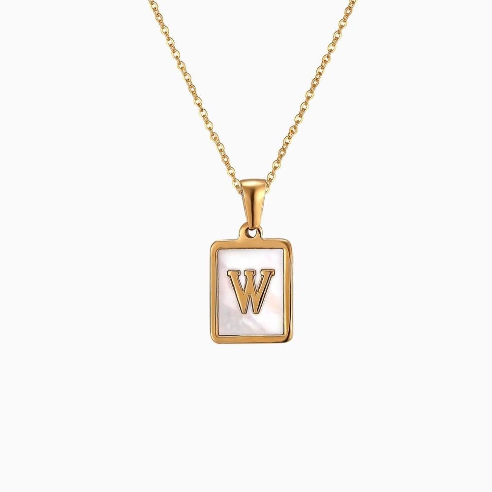 Collar Inicial Madre Perla