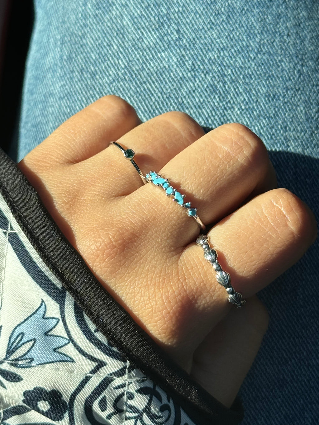 Anillos Dainty Colors