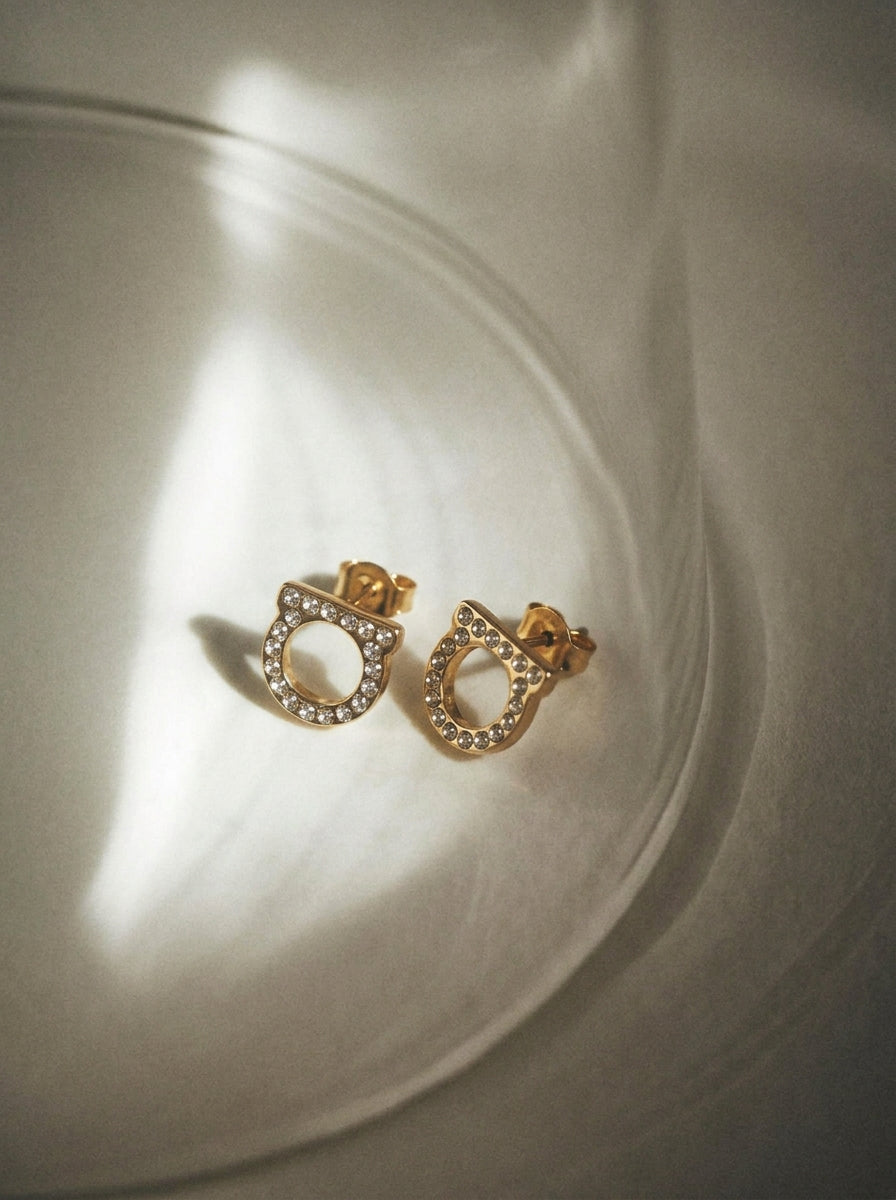 Halo Circle Studs