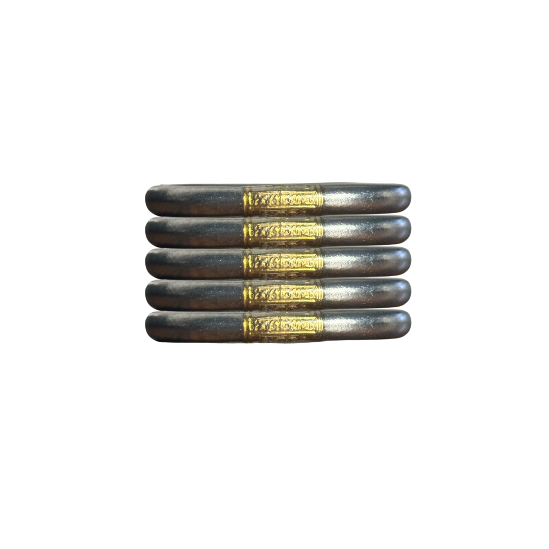 Thick Buddha Dark Silver + Gold