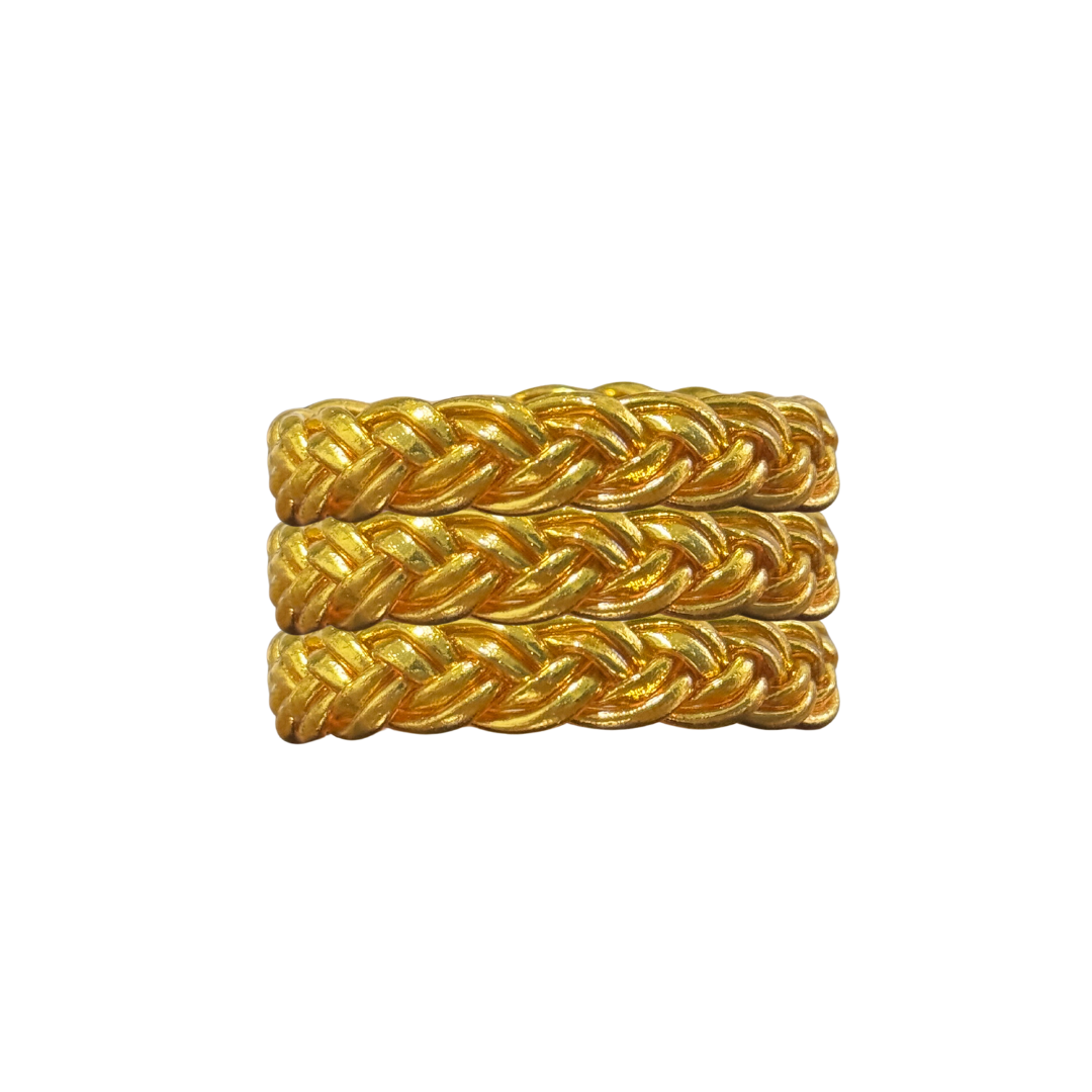 Double Braid Buddha Gold