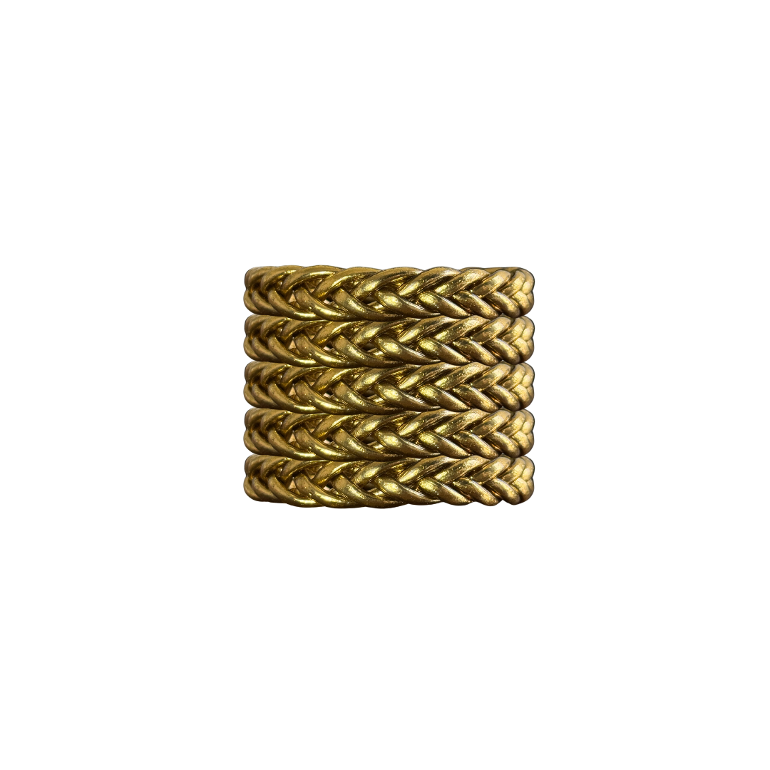 Braid Buddha Antique Gold