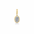 Vertical Oval Charm