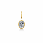 Vertical Oval Charm