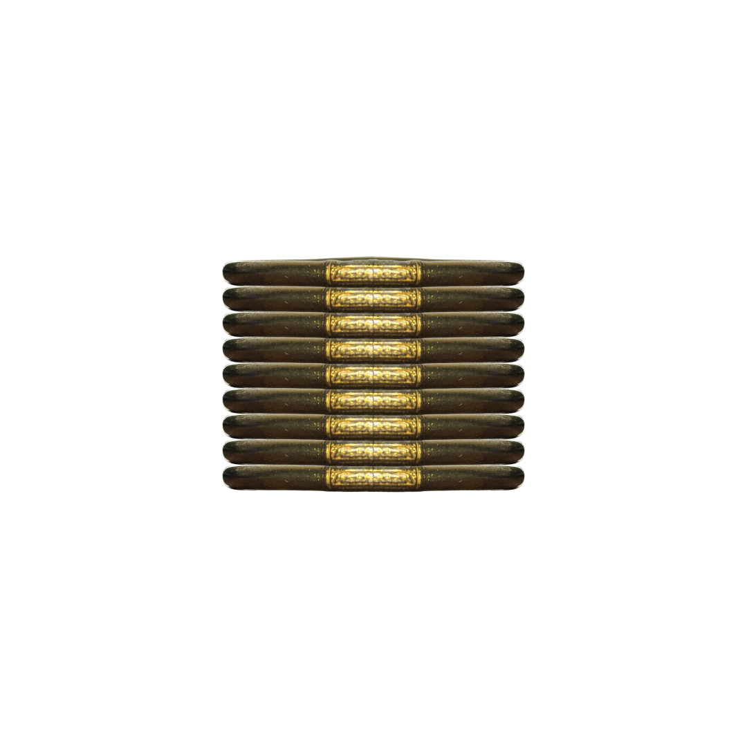 Single Buddha Dark Antique Gold