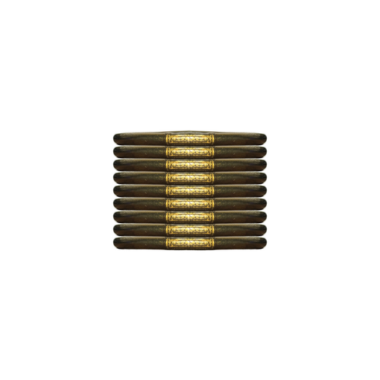 Single Buddha Dark Antique Gold