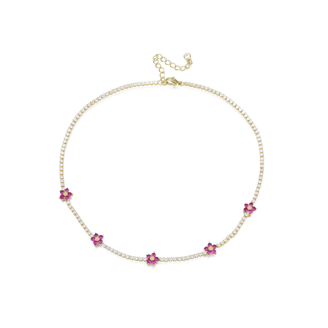 Collar Flor Tennis