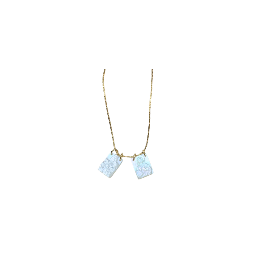 Collar Doble Madre Perla