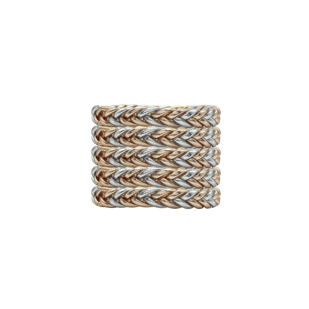 Braid Buddha Champagne + Silver