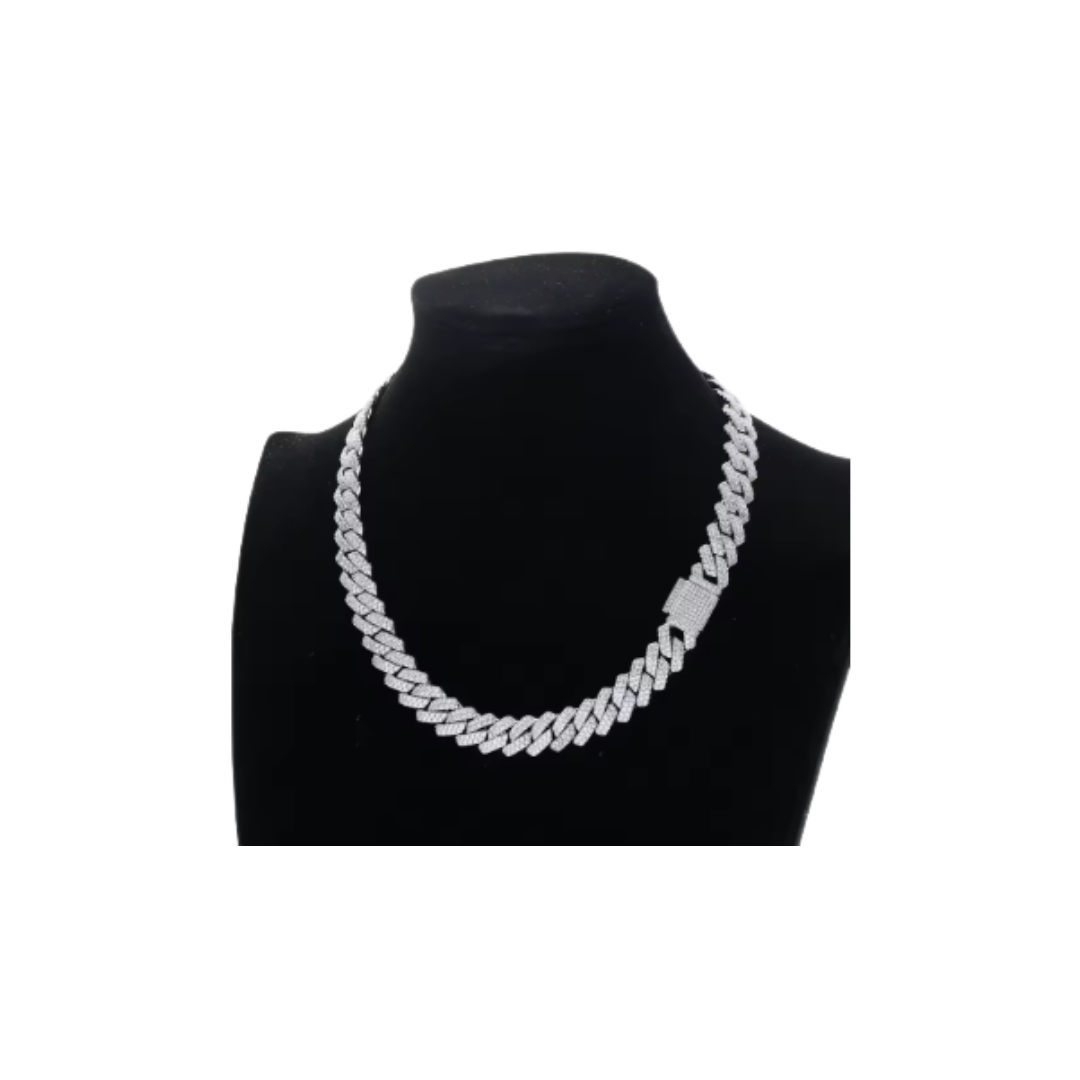 Collar Iced Silver