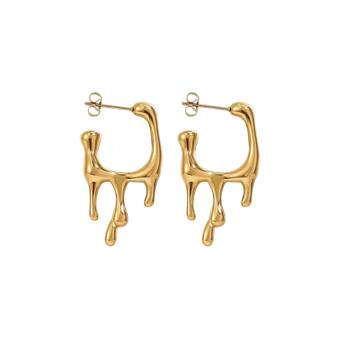 Aretes Liquid Gold