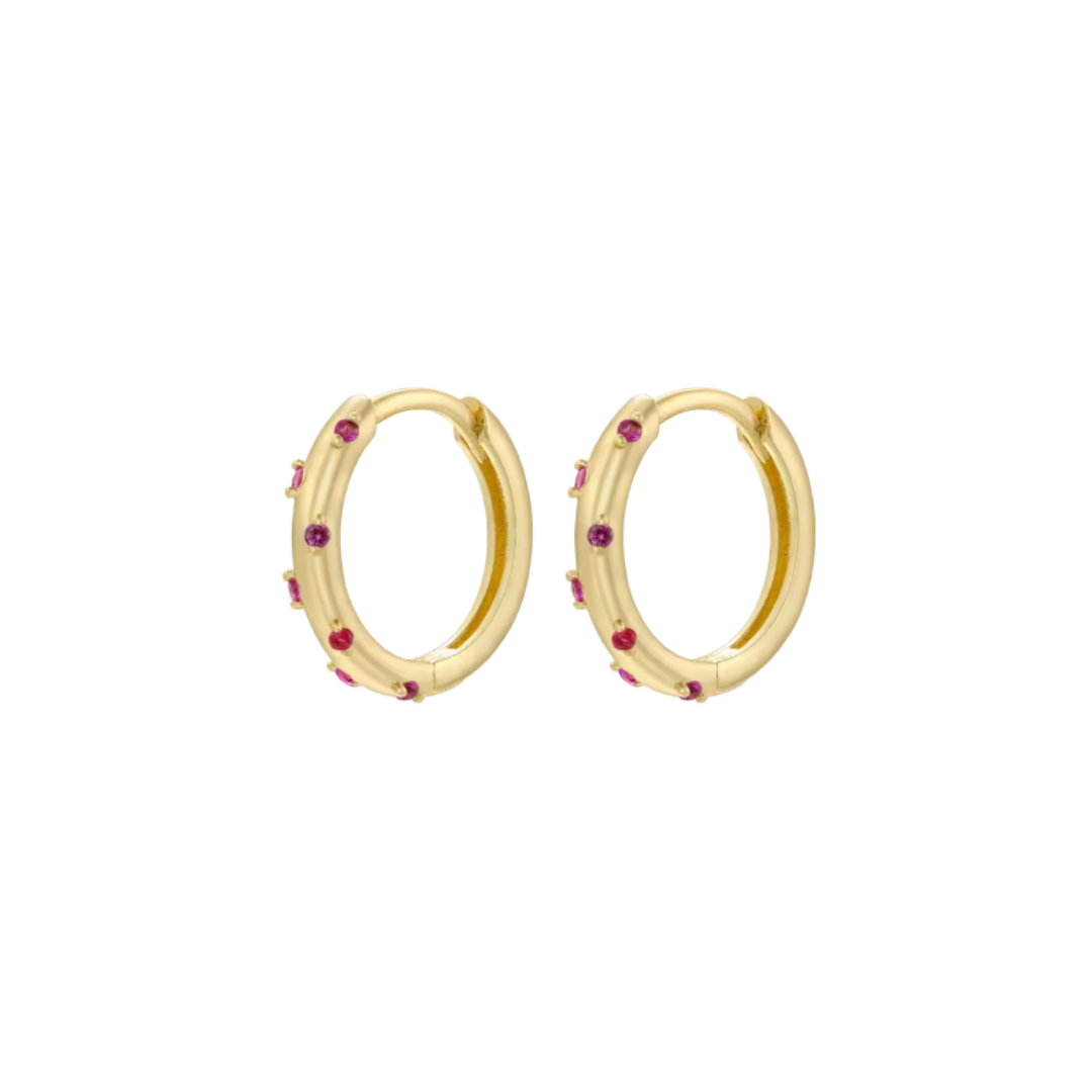 Aretes Rojo Puro