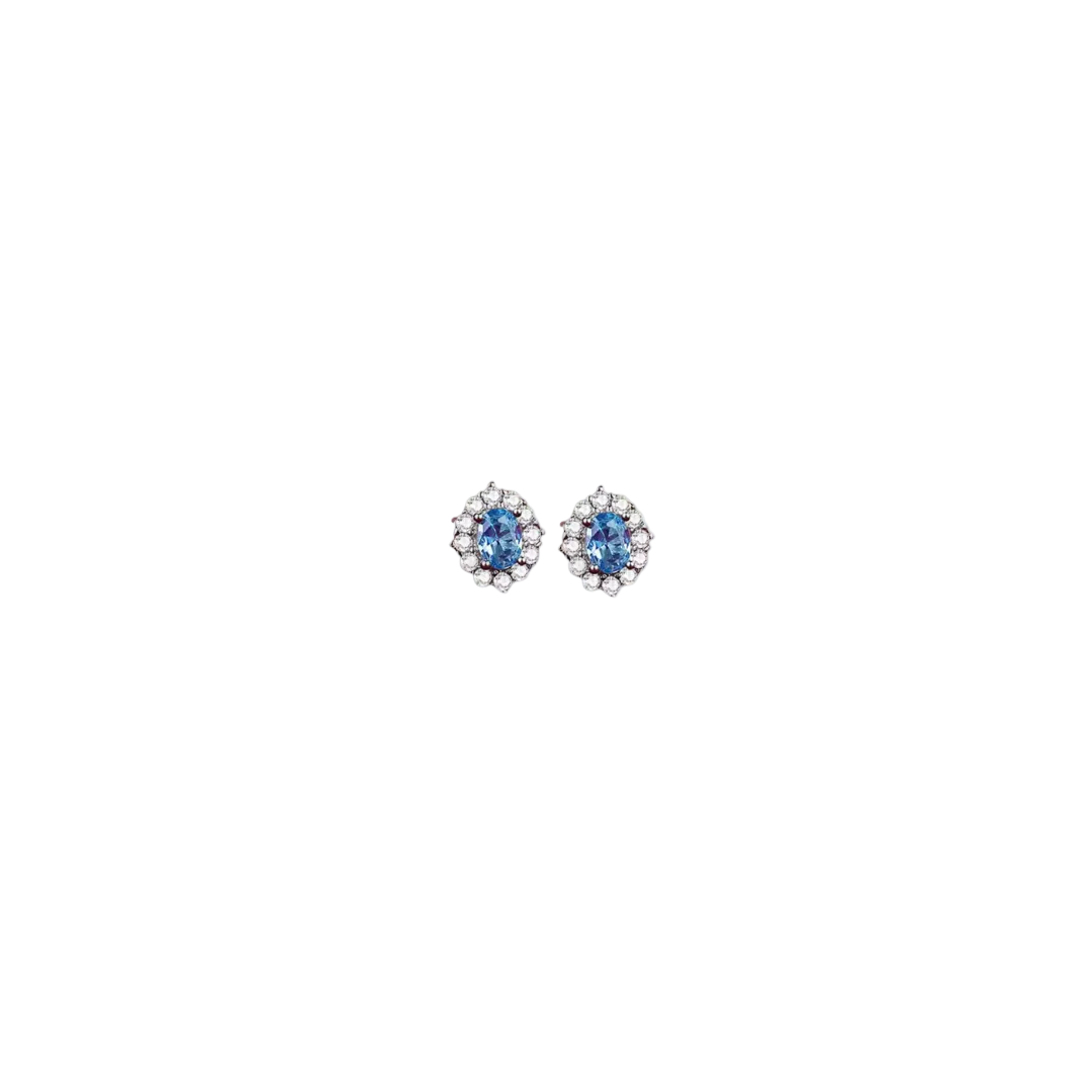 Aretes Royal Blue Studs