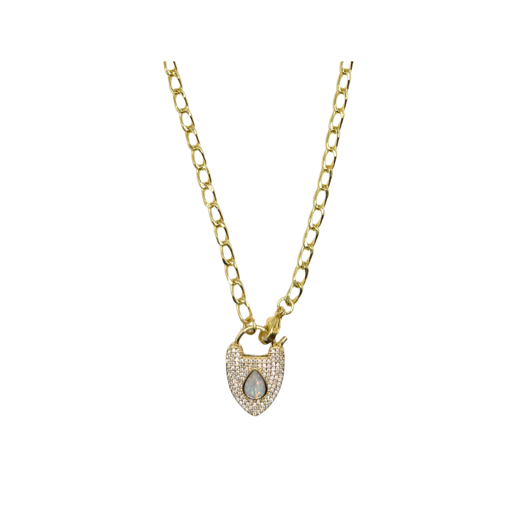 Collar Opal Lock
