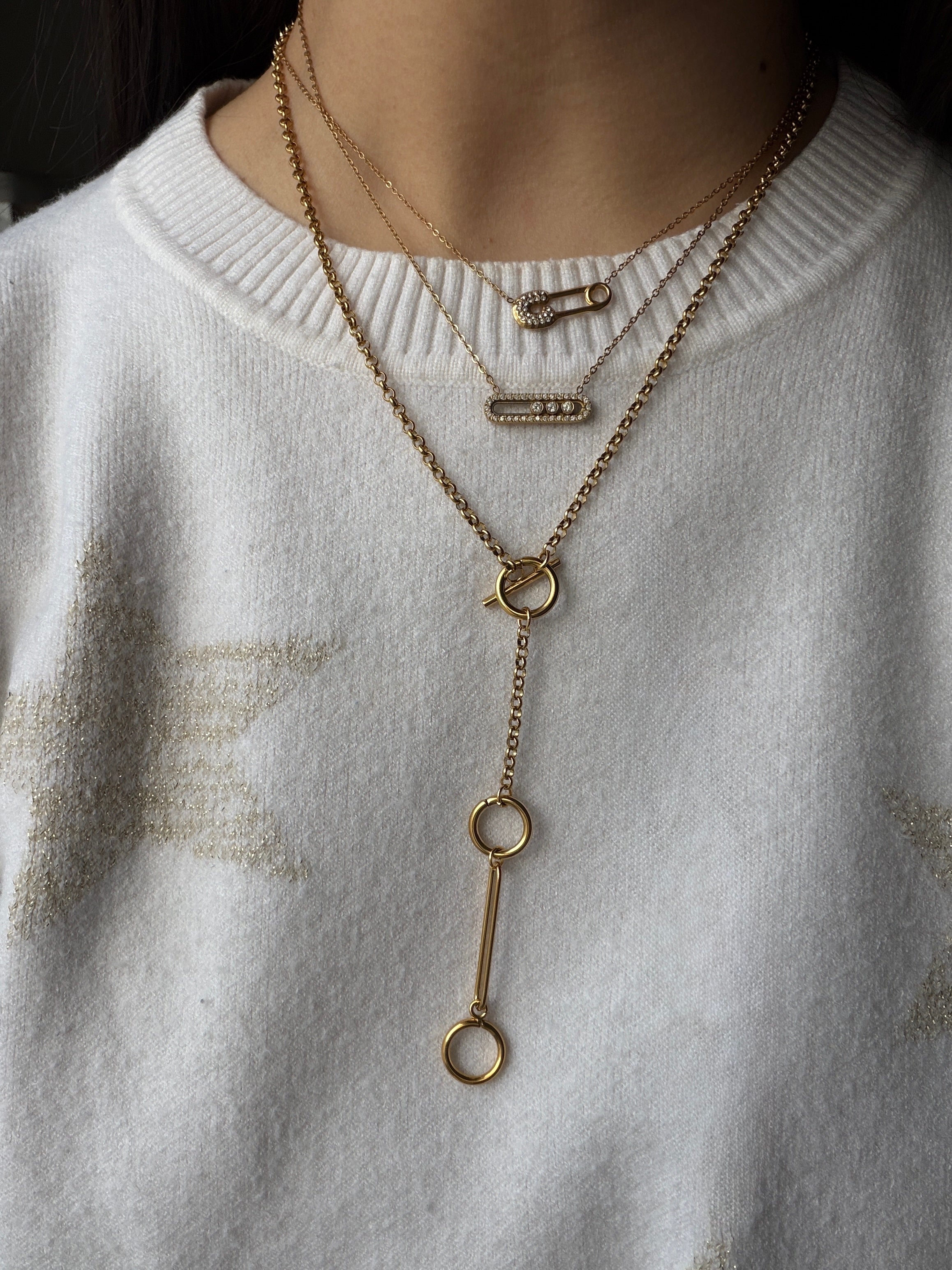 Collar Mini Pin Pave