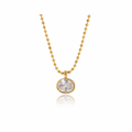 Velour Round Necklace