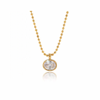 Velour Round Necklace