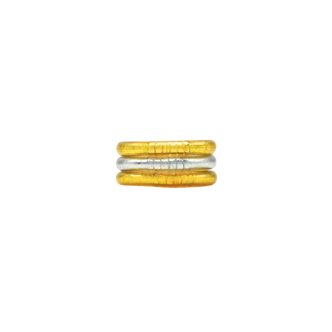 Buddha Mix Ring Gold