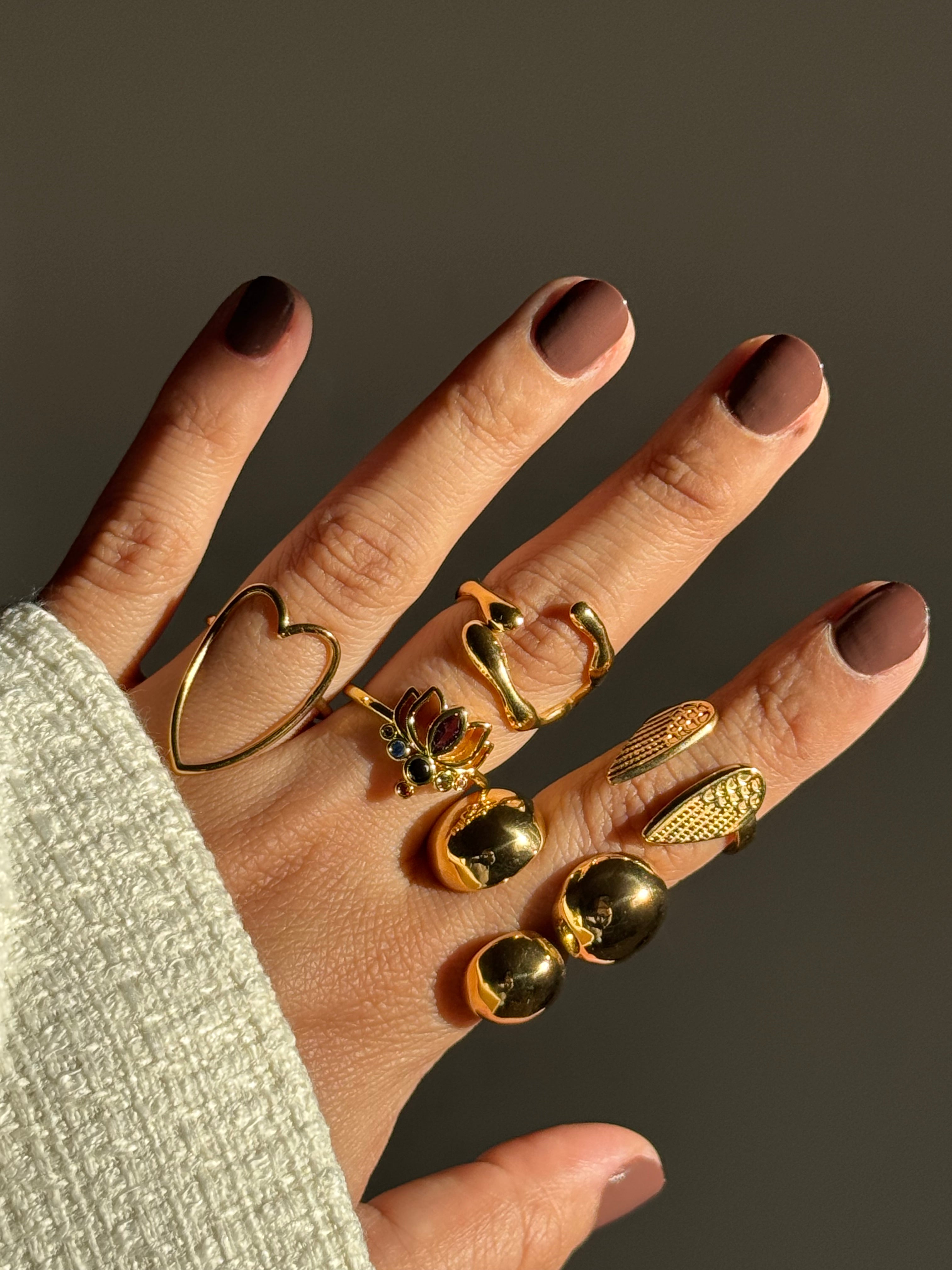 Anillo Heart Frame