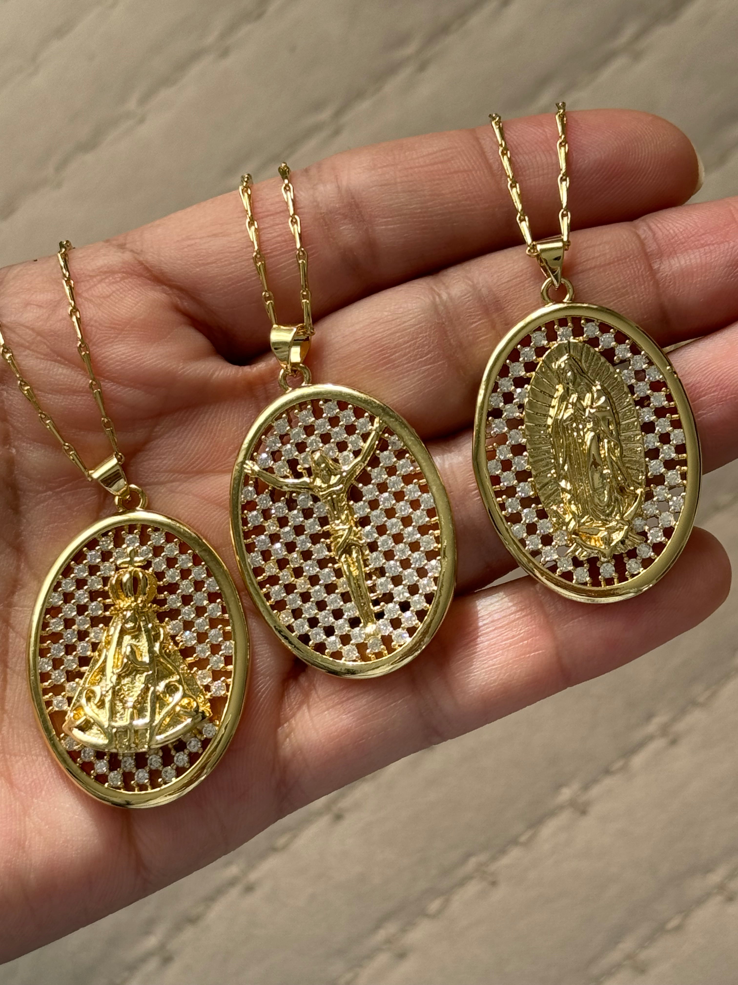 Collar Medalla Religiosa