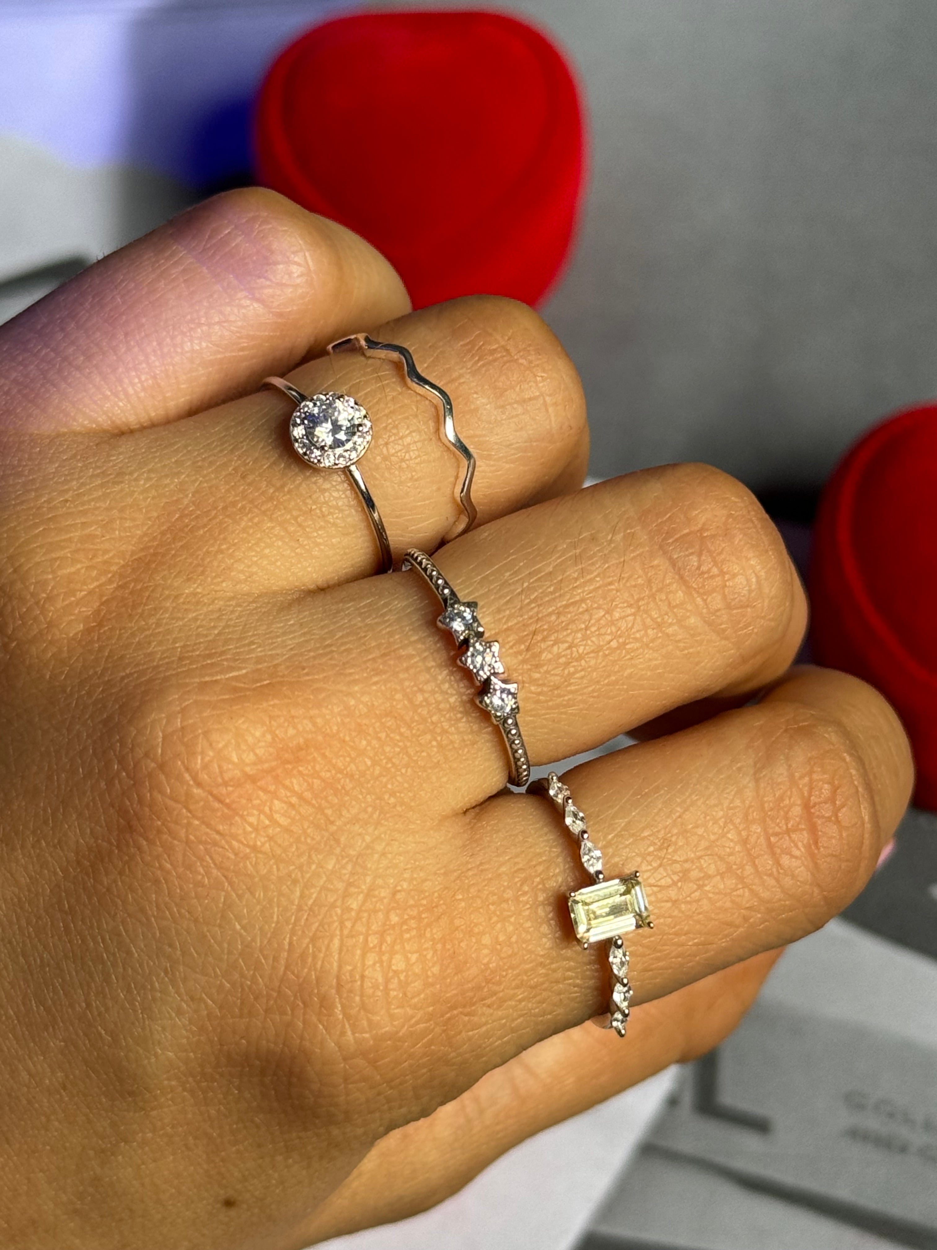 Anillo Wave Plata 925