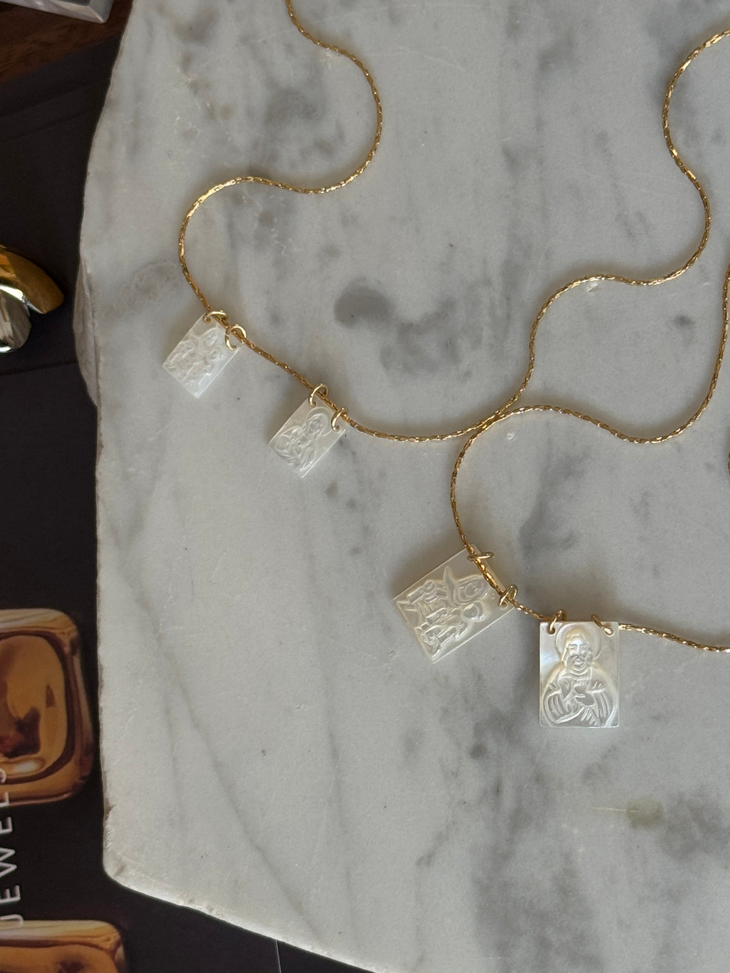 Collar Doble Madre Perla