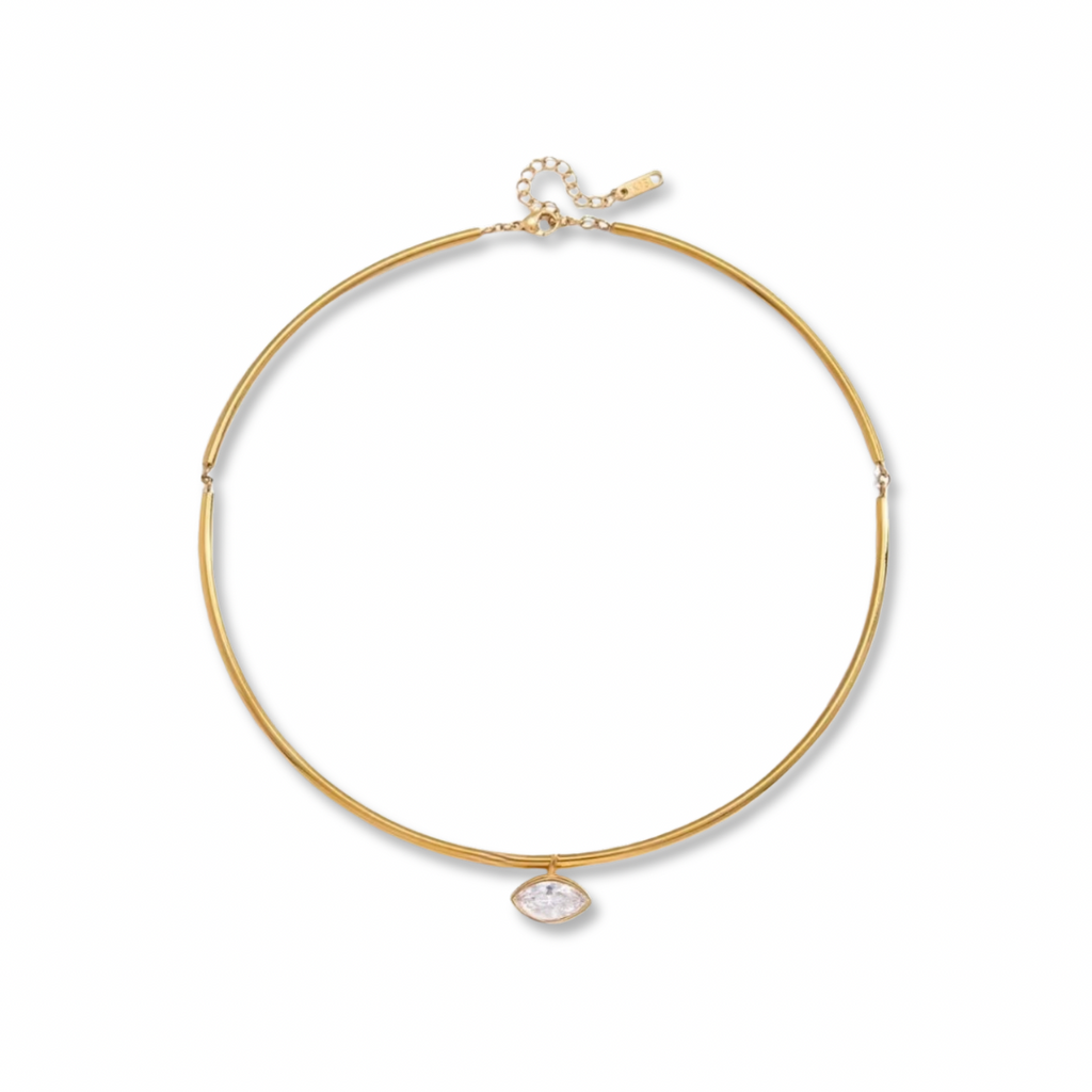 Contour Marquise Necklace