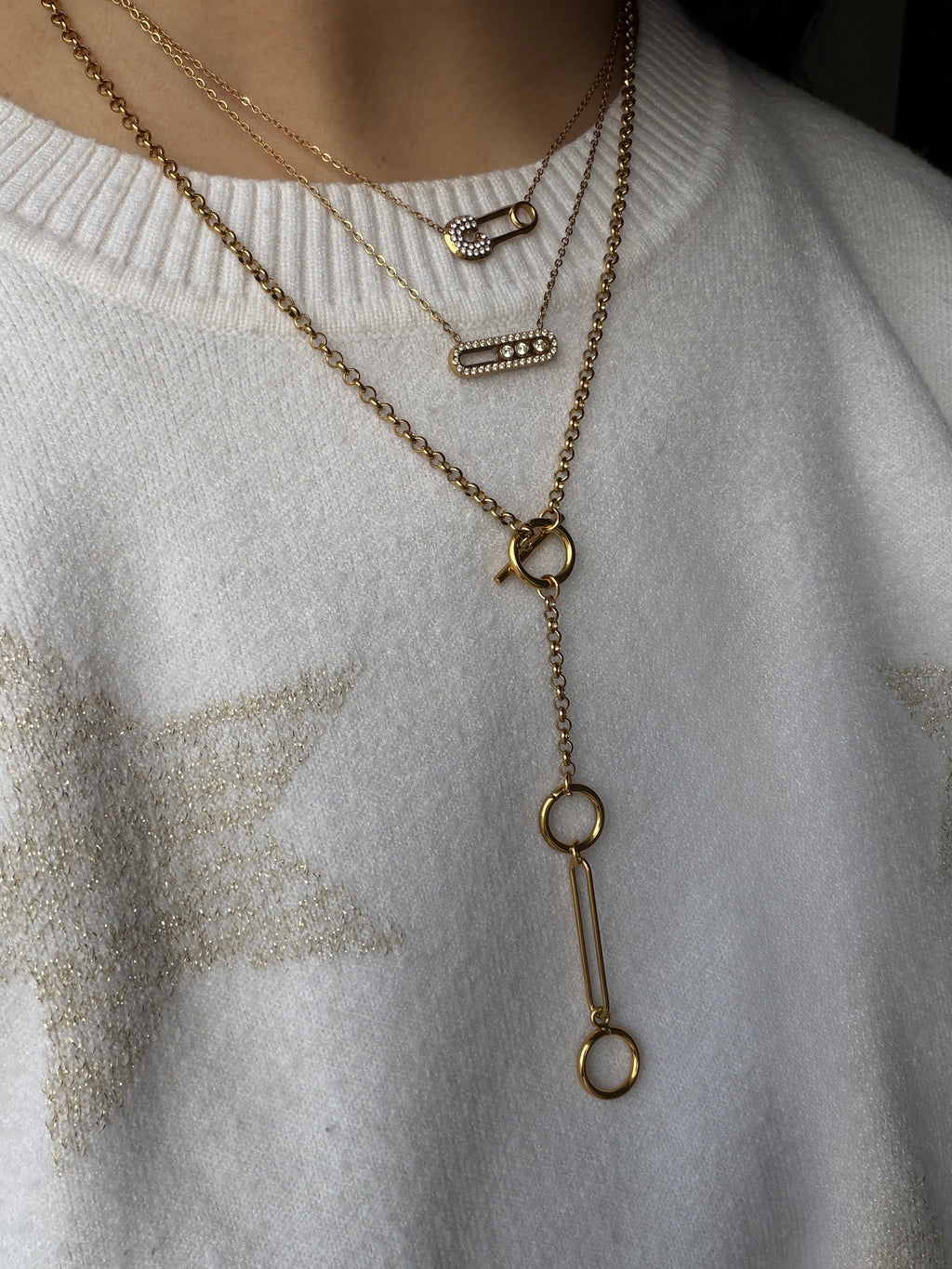 Collar Mini Pin Pave